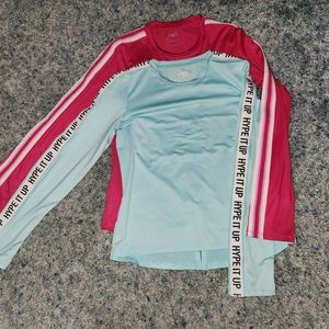 Athletic works long sleeve girls shirt 7/8